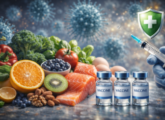 Nutritional status and immune response to vaccines