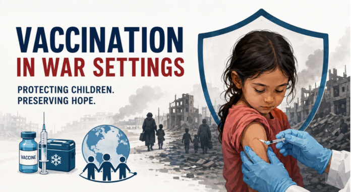 Vaccination Under Fire: Protecting Immunization During War